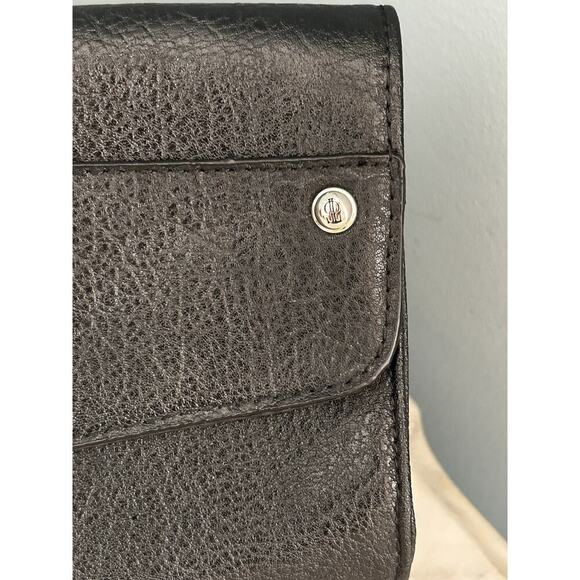 Jennifer Lopez J LO Black Chain Wrislet Wedding Party Cocktail Prom Purse Silver - Picture 7 of 12